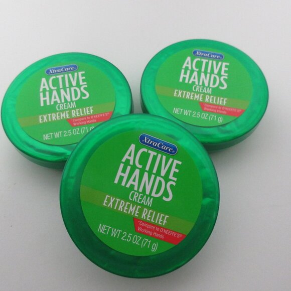 XTRACARE Active Hands Hand Cream For Extremely Dry Skin And Crack Hands X3 - Picture 2 of 4